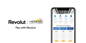 Pay with Revolut Hostio Solutions