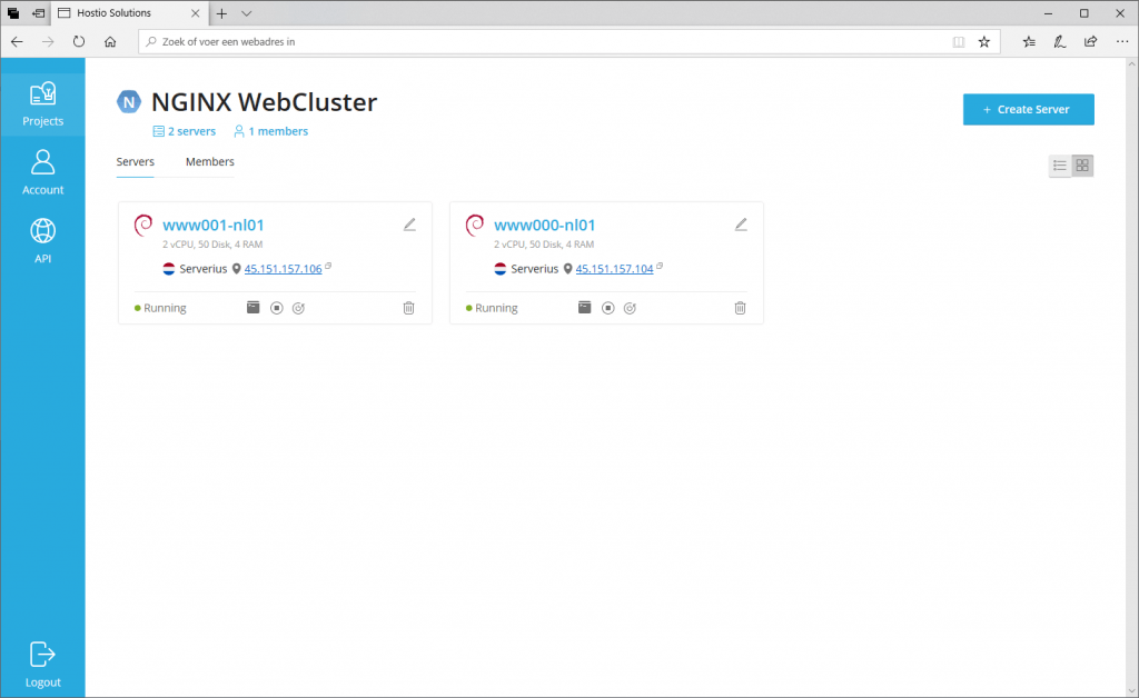 Solusio Project Dashboard